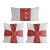 Luxury Holiday Themed Cushion/Throw Pillow Covers (Square 18" x 18") | Sofa, Couch, Living Room, Bedroom | Perfect for Christmas, Holidays | Set of 3 - Plaid